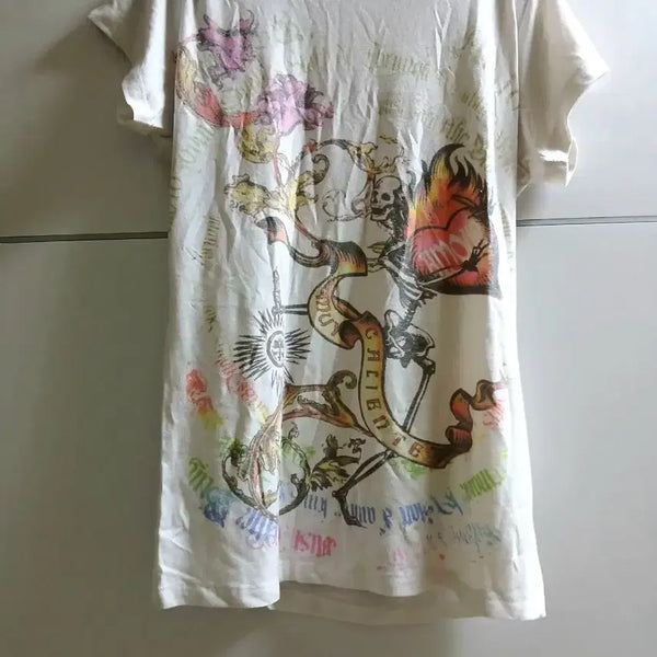 [BUNJANG] Billion Dollars Baby Ghost Heart T-Shirt / Ghost heart T-Shirt