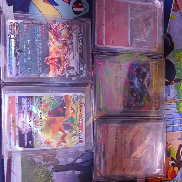 [BUNJANG] Pokemon TCG Japanese Charizard Cards Bundle Set (5 Cards) / 포켓몬칻카드 일판 리자몽 5장 일괄