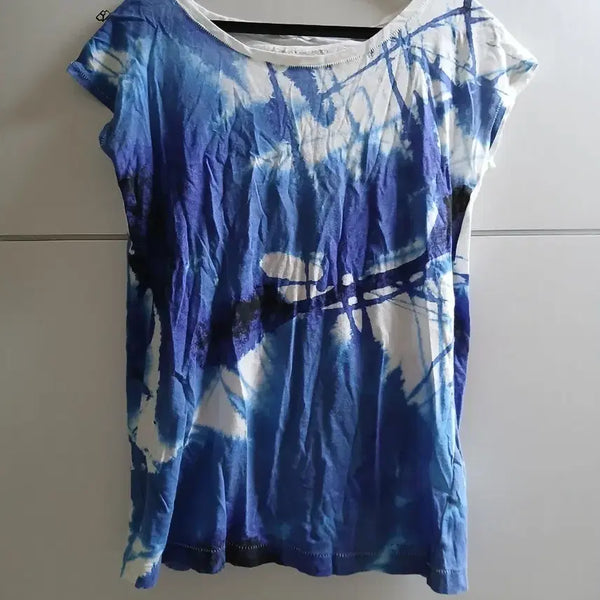 [BUNJANG] Calvin Klein Blue Tie-Dye T-Shirt / 갸루 블루나염 티셔츠