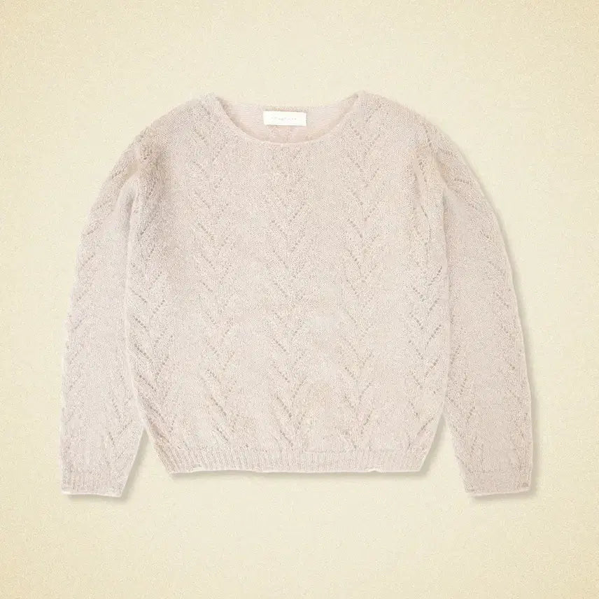[BUNJANG] Snug Nook Skashi Knit Pink Beige / 스너그눅 스카시 니트 skashi knit pink beige