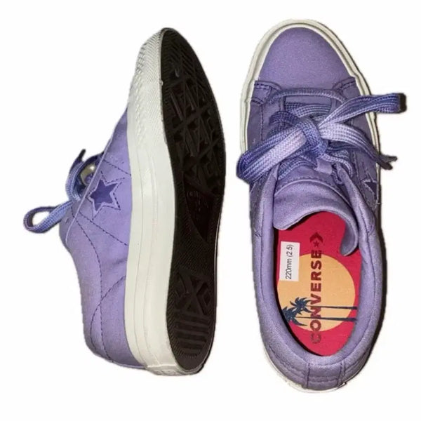 [BUNJANG] Converse One Star Lilac Purple Sneakers (Size 220-225) / 실착1 컨버스 원스타 라일락 퍼플 220-225