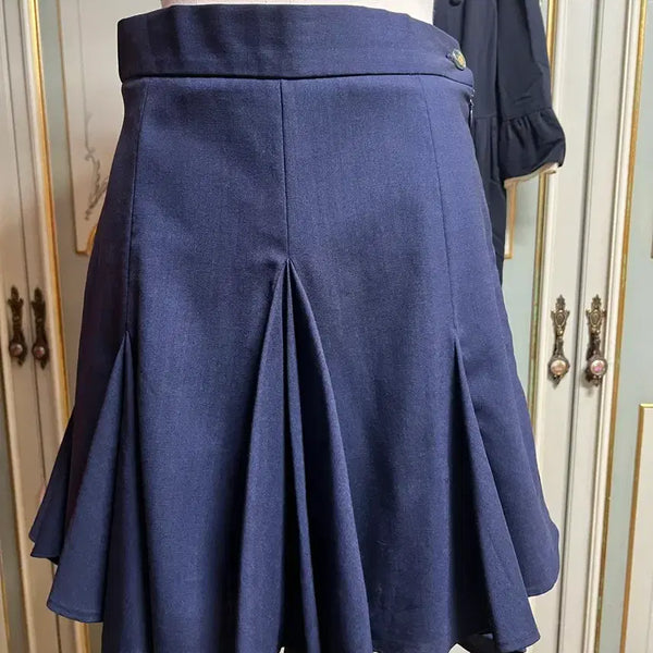 [BUNJANG] Vivienne Westwood Navy Midi Skirt / 비비안웨스트우드 네이비 스커트