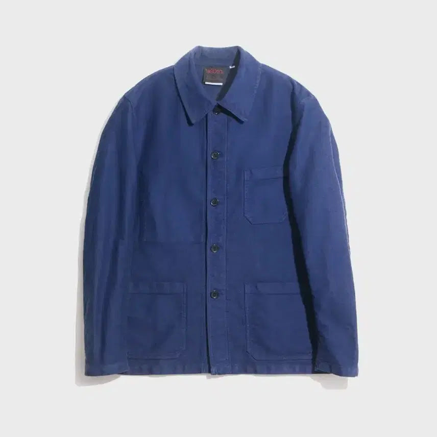 [BUNJANG] Vetra Moleskin Hydron French Work Jacket Blue / 베트라 / 몰스킨 하이드론 프렌치 워크 자켓 블루 / 50