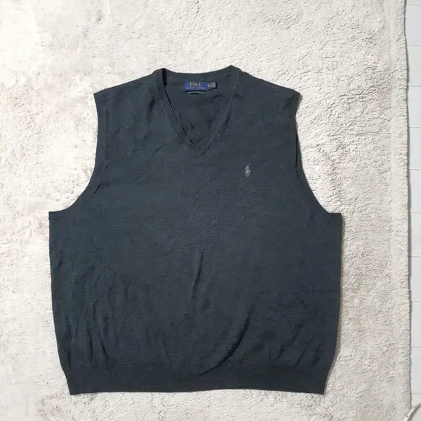 [BUNJANG] Polo Ralph Lauren Vest Charcoal 2XL / 폴로 랄프로렌 조끼 차콜 2XL  (188