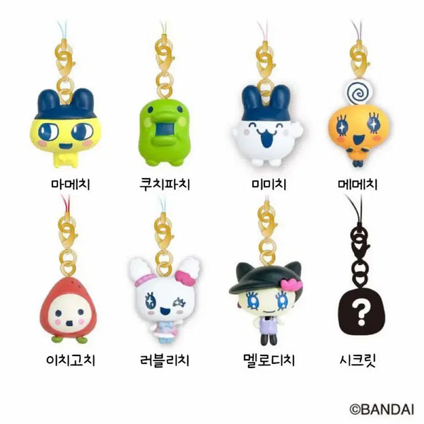 [BUNJANG] Tamagotchi Mascot Trading Strap Full Set (Guchipachi, Mimichi, Lovelychi) / (풀박)다마고치 마스코트 트레이딩 스트랩 풀세트 구치파치 미미치 러블리치 일괄