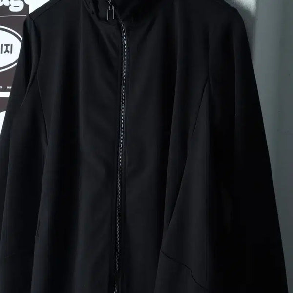 [BUNJANG] W(F) Brand Vintage Zip-Up Windbreaker Jacket Jersey Black / W(F) 브랜드빈티지 집업 바람막이 점퍼자켓 져지 블랙-H38504
