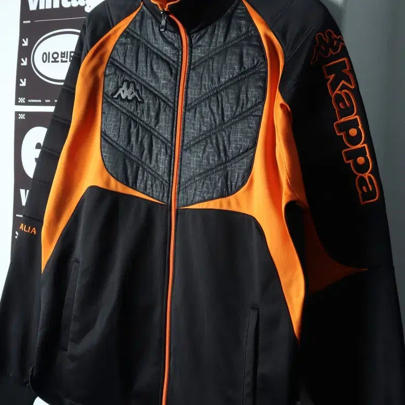 [BUNJANG] Kappa Zip-up Windbreaker Jersey Track Top Jacket / (XL-2XL) 카파 집업 바람막이 점퍼자켓 져지 트랙탑 쿠션-H38505