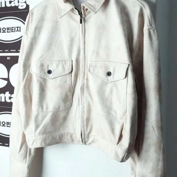 [BUNJANG] Deep Dive Zip-Up Windbreaker Jumper Jacket (W-M-L) / W(M-L) 딥인다이브 집업 바람막이 점퍼자켓 크롭 워싱-H38507