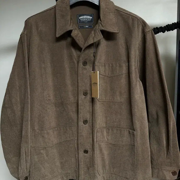[BUNJANG] FrizmWORKS Moleskin Work Jacket Brown XL / [XL] 프리즘웍스 몰스킨 워크자켓 브라운 새상품