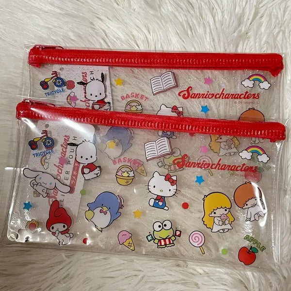 [BUNJANG] Sanrio Flat Pouch Pencil Case / 산리오 플랫파우치 필통