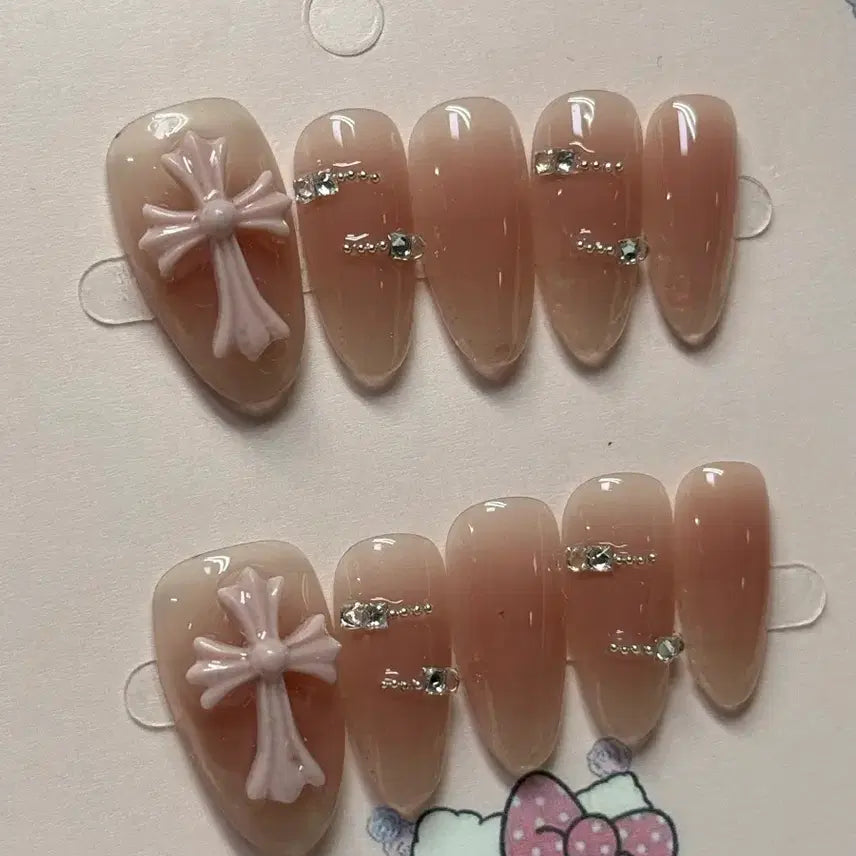 [BUNJANG] Handmade Nail Tips (M size, 2.5cm length) / 수제네일팁 M(2.5cm)