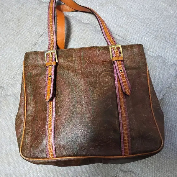 [BUNJANG] Etro Paisley Pattern Tote Bag / 에트로 페이즐리 패턴 토트백