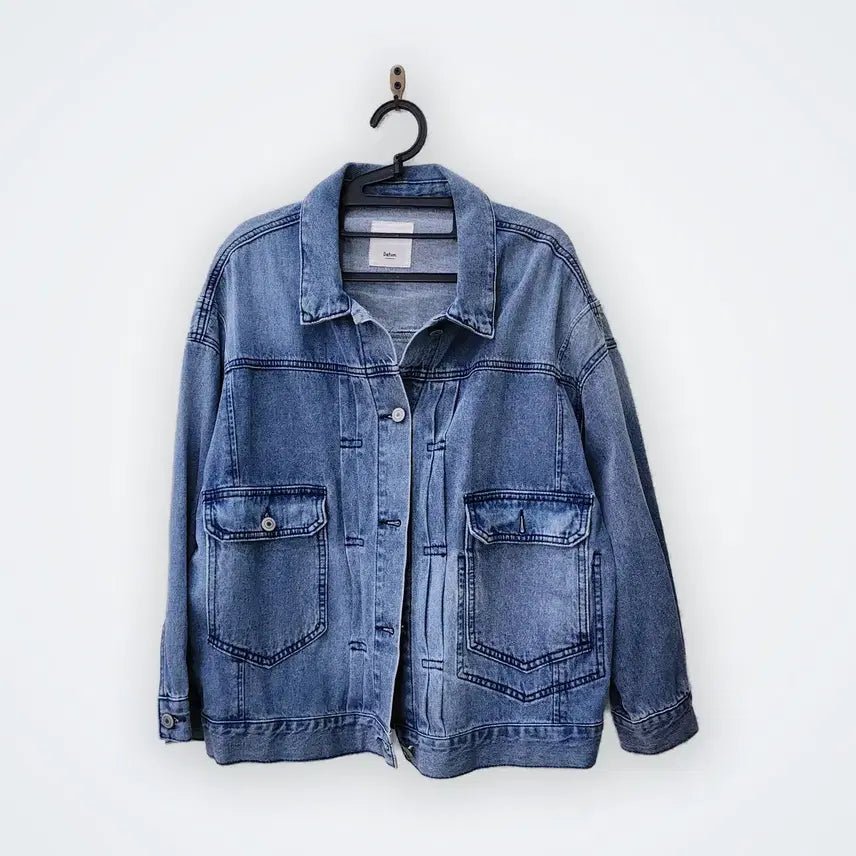 [BUNJANG] Datum Loose Fit Denim Jacket Blue / [Free] Datum 루즈핏 데님 자켓 블루