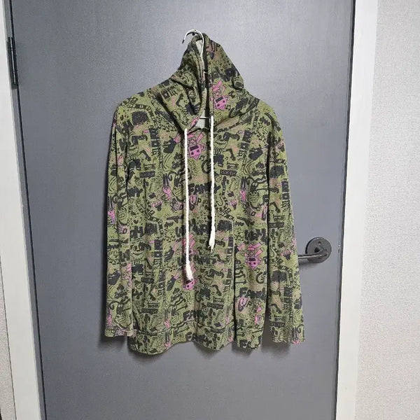 [BUNJANG] Pullover Hoodie / 풀오버 후드티 패턴 남여 공용 95정도