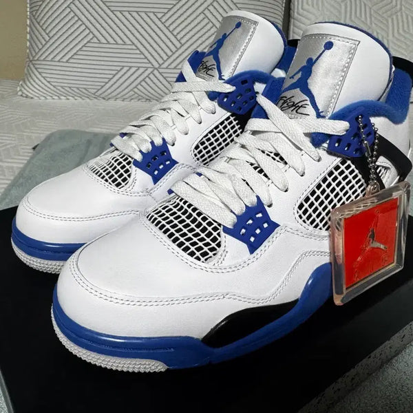 [BUNJANG] Nike Air Jordan 4 Motorsports Blue Sneakers (260mm) / 나이키 조던 4 모터스포츠 블루 260 새상품