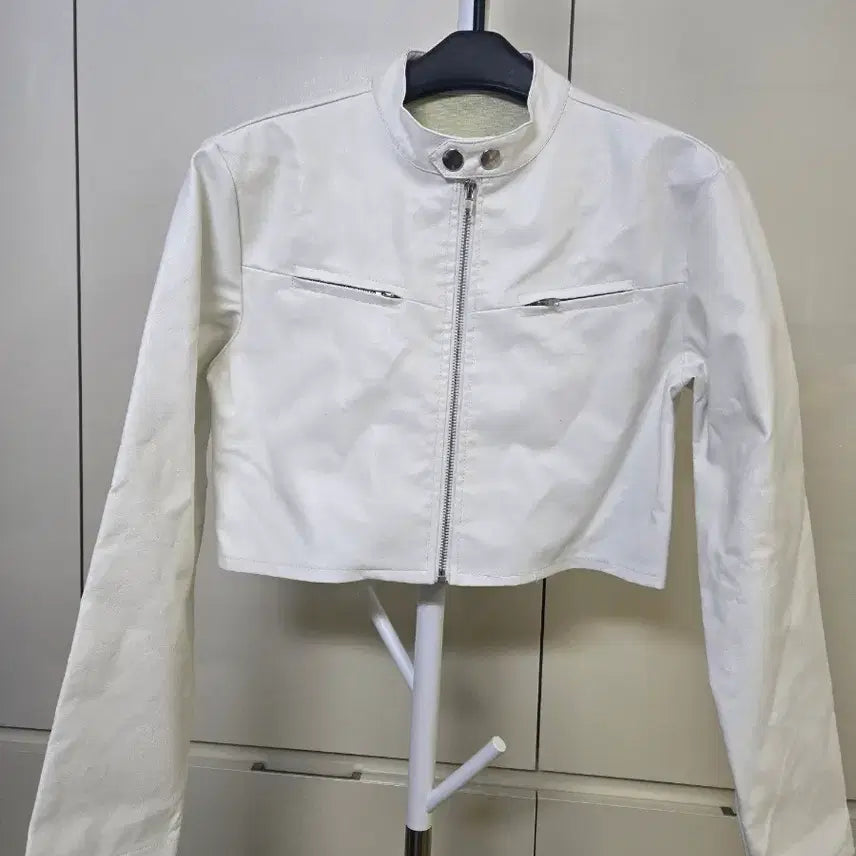 [BUNJANG] White Cropped Jacket / 크롭 자켓 화이트