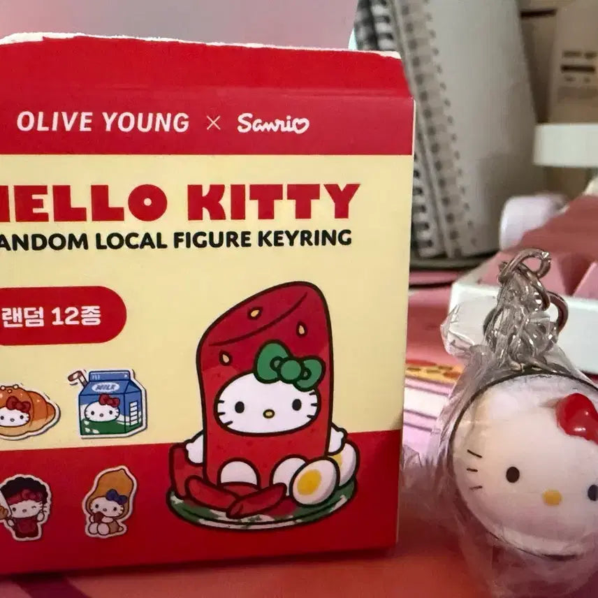 [BUNJANG] Olive Young Hello Kitty Keyring / 올리브영 키티 키링 김천