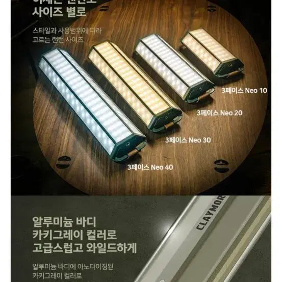 [BUNJANG] Clemore 3 Face Neo 40 Camping Lantern / 크레모아 3페이스 NEO 40