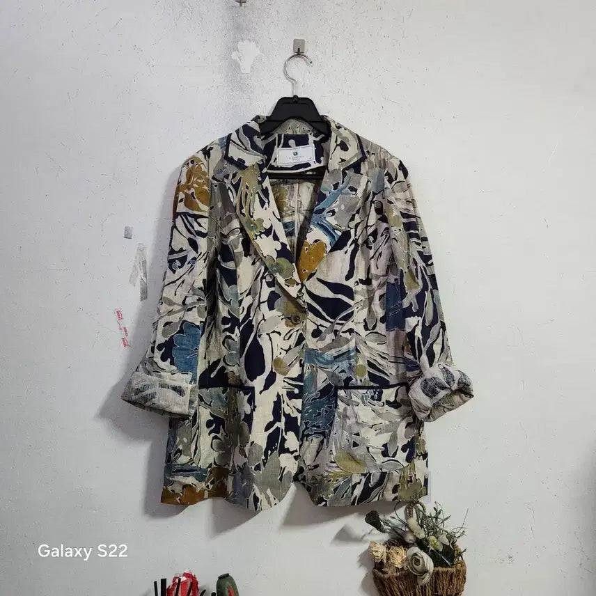 [BUNJANG] Linen Pattern Jacket / 린넨패턴 자켓