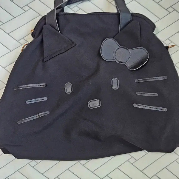 [BUNJANG] Hello Kitty Black Bag / 헬로키티 키티 블랙 백 가방