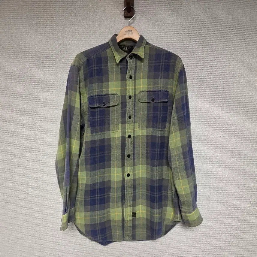 [BUNJANG] RRL Double RL Checked Flannel Work Shirt M / RRL 더블알엘 체크 플란넬 워크 셔츠 M