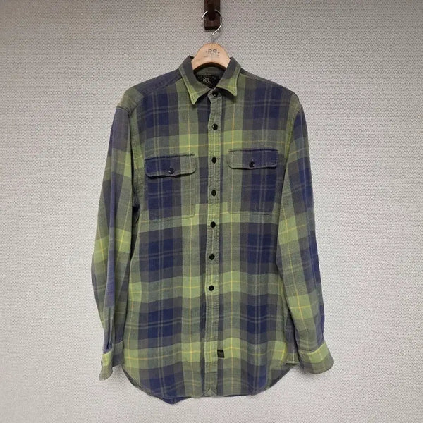 [BUNJANG] RRL Double RL Checked Flannel Work Shirt M / RRL 더블알엘 체크 플란넬 워크 셔츠 M