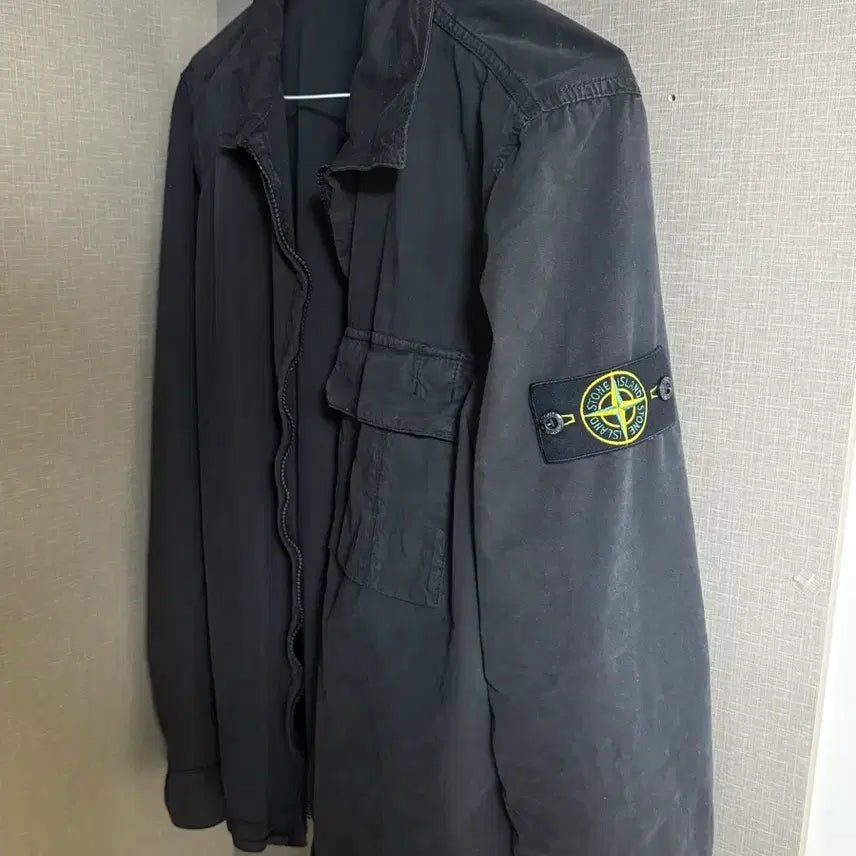 [BUNJANG] Stone Island Black Overshirt L / 스톤아일랜드 블랙 오버셔츠 L