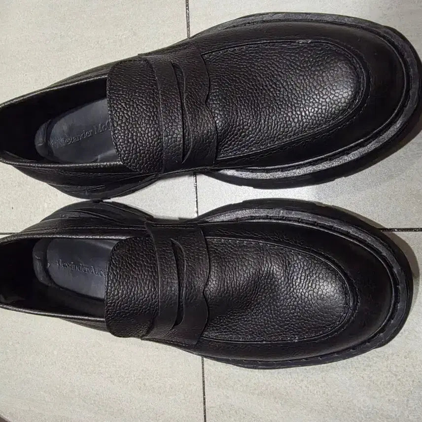 [BUNJANG] Alexander McQueen Oversized Sole Loafers Black / 41) 알렉산더맥퀸 오버솔 로퍼 블랙