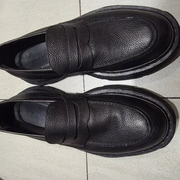 [BUNJANG] Alexander McQueen Oversized Sole Loafers Black / 41) 알렉산더맥퀸 오버솔 로퍼 블랙