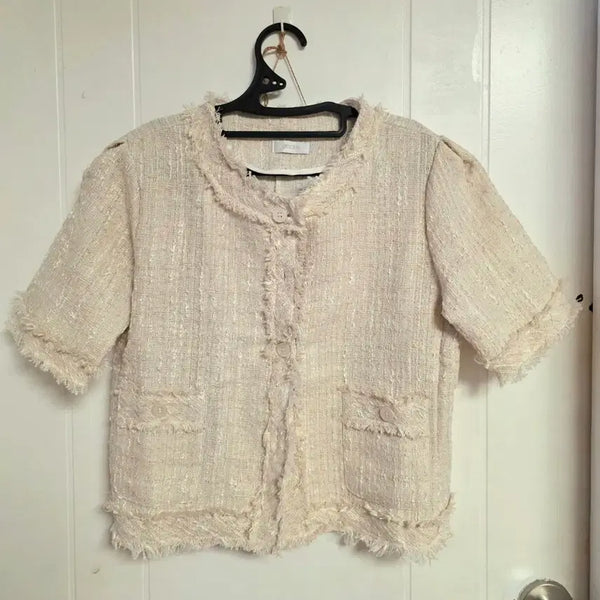 [BUNJANG] ab.plus Tweed Jacket / ab.plus 트위드쟈켓 90정도