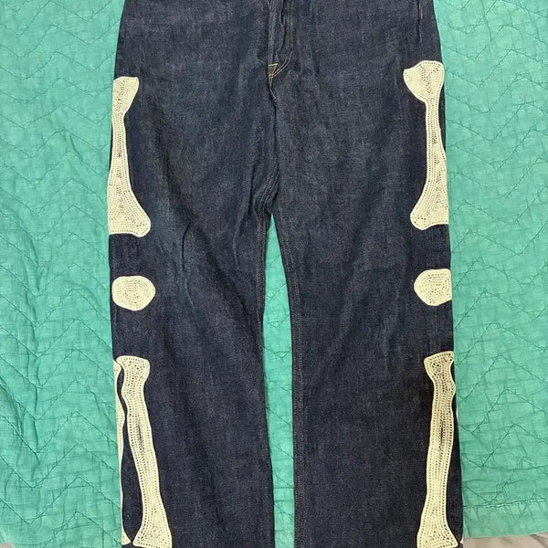 [BUNJANG] Kapital Bone Denim Pants 34 / 캐피탈 본 데님 팬츠 34