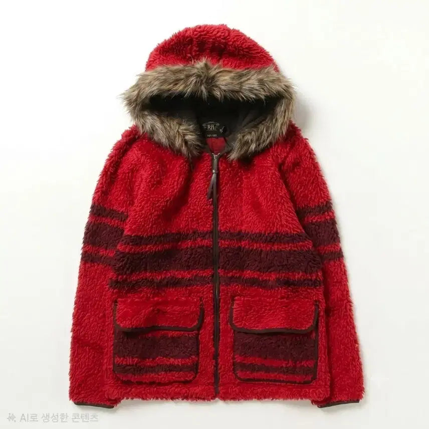 [BUNJANG] RRL Jacquard Fleece Jacket M / RRL 더블알엘 자카드 양털 플리스 자켓 M