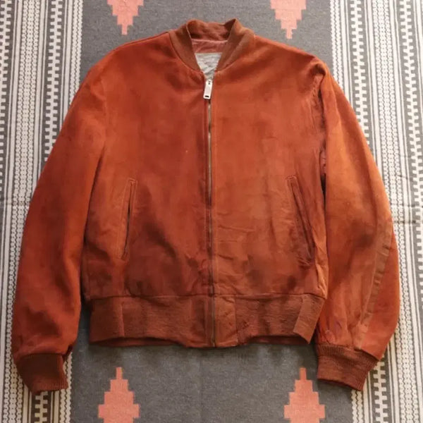 [BUNJANG] Ralph Edwards 50s Deerskin Suede Bomber Jacket / 50s 랄프 애드워즈 디어스킨 스웨이드 봄버