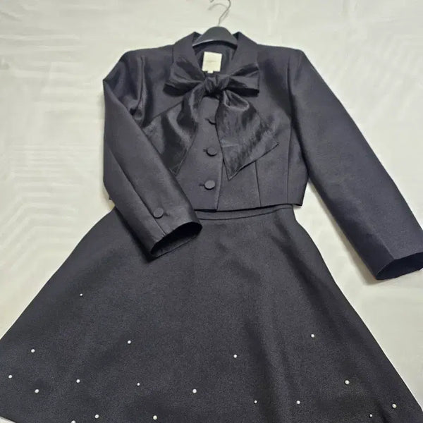 [BUNJANG] Grace Yu Silk Jacket and Skirt Set / 그레이스유   실켓 자켓.스커트세트  s