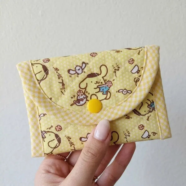[BUNJANG] Pompompurin Quilted Card Holder / 폼폼푸린 바이어스카드지갑