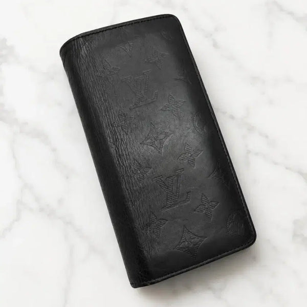 [BUNJANG] Louis Vuitton Monogram Shadow Long Wallet / [정품/특가]루이비통 모노그램 섀도우 블랙 장지갑