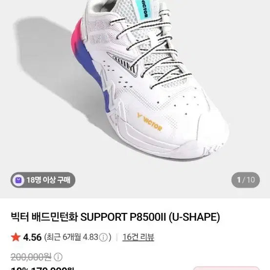 [BUNJANG] Victor Badminton Shoes P8500II / 빅터 배드민턴화 p8500II