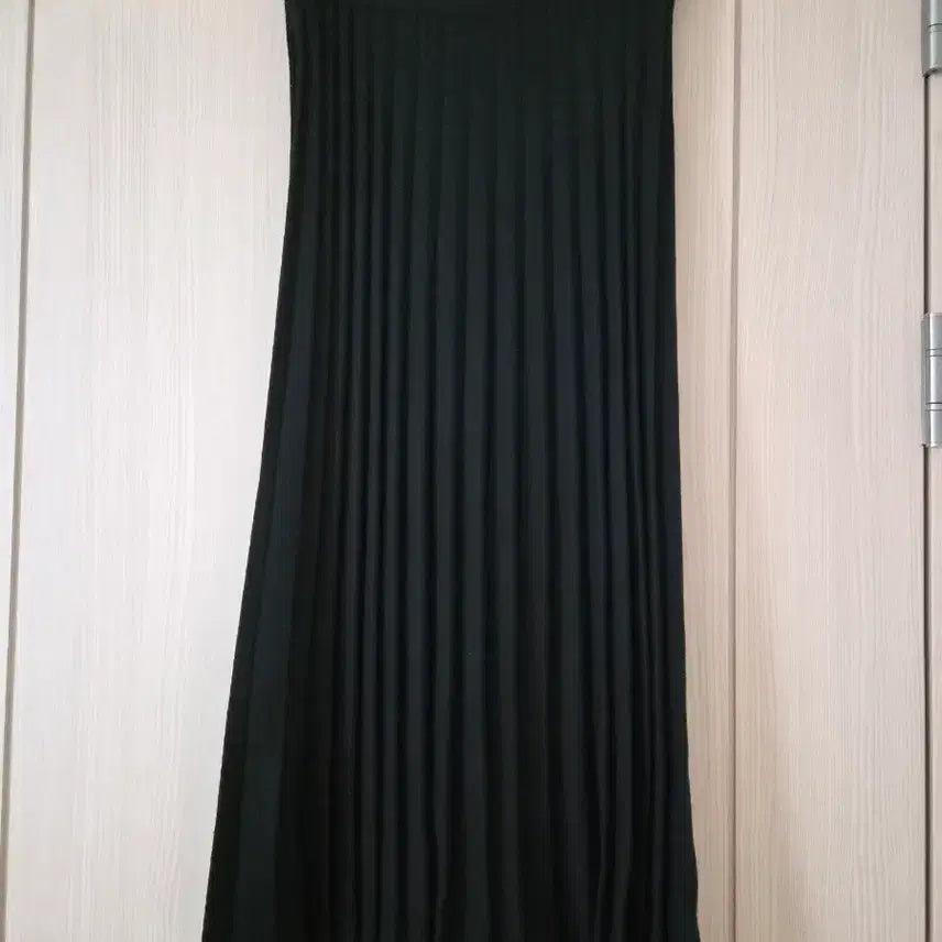 [BUNJANG] Pleated Knit Long Skirt / 여성 플리츠 니트 롱스커트