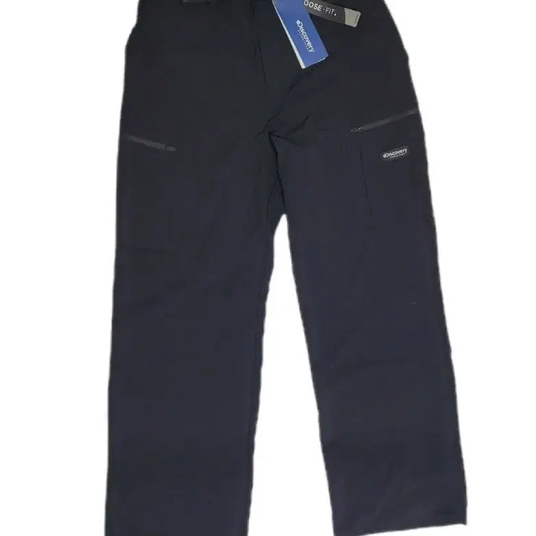[BUNJANG] Discovery Men's High-Stretch Belted Pants Black 32 / 새상품)디스커버리 남성 고신축 벨티드 바지 32