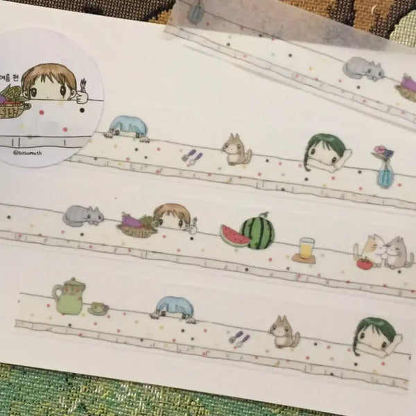 [BUNJANG] Susu Washi Tape Set / 수수 마테띵