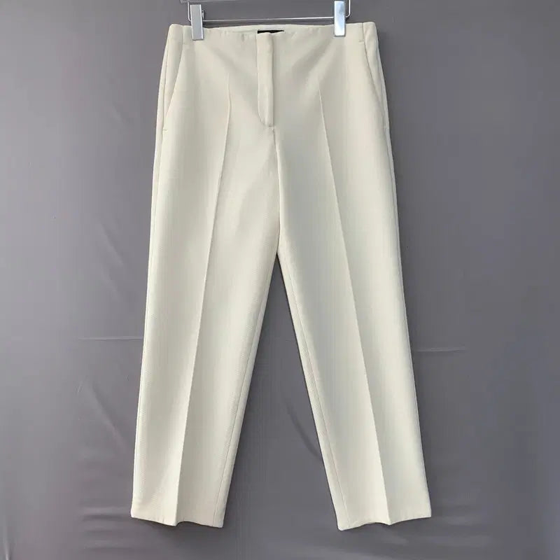 [BUNJANG] Theory Ivory Spandex Slacks Pants / 2 THEORY 띠어리 아이보리 스판 슬랙스 팬츠