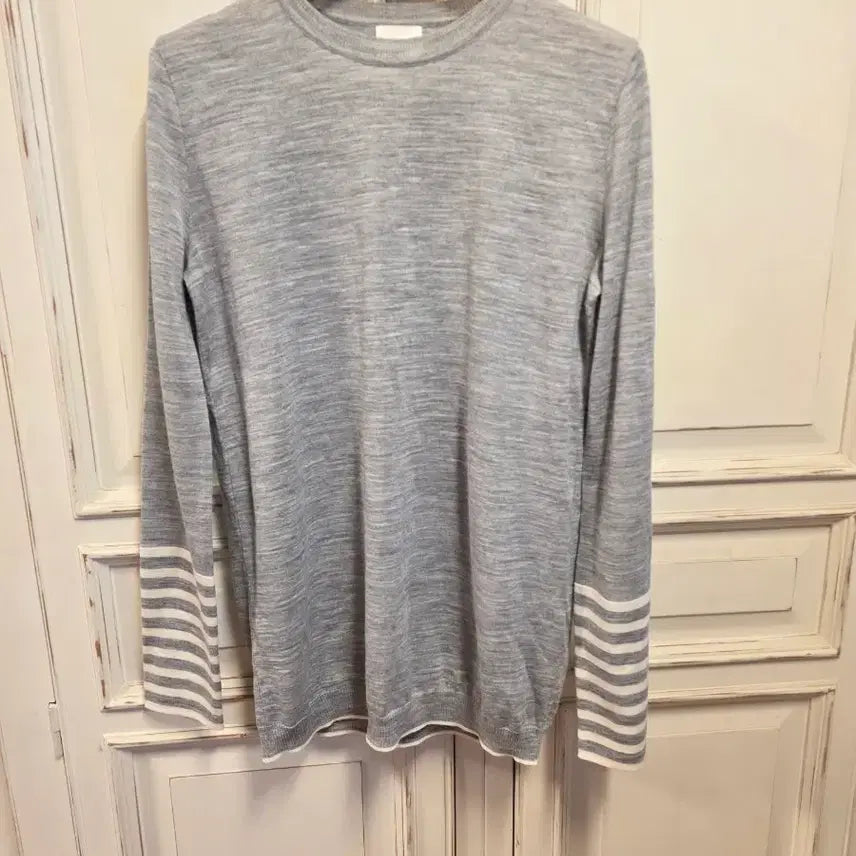 [BUNJANG] KUHO Light Grey Knit Sweater / 구호  연그레이 니트