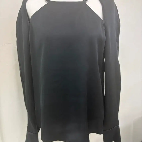 [BUNJANG] Obzee Black Blouse / 한섬) 오브제 블라우스 블랙 -미착용새상품,택포함-