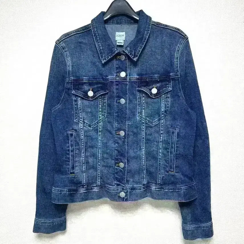 [BUNJANG] J.Crew Women's Denim Jacket (L) / [L,100](정품)제이크루 여성 청자켓 데님자켓