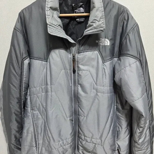 [BUNJANG] The North Face Gray Lightweight Padded Jacket / 노스페이스 그레이 경량 패딩