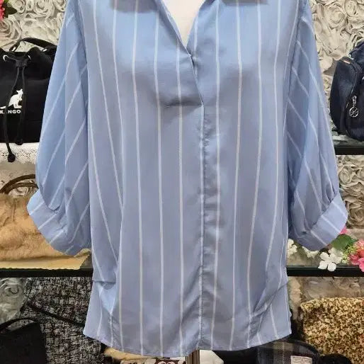 [BUNJANG] WISHED Silky Polyester Blouse Shirt / WISHED 디자인 이쁜 블라우스 셔츠 55 66 77 88 프리사이즈