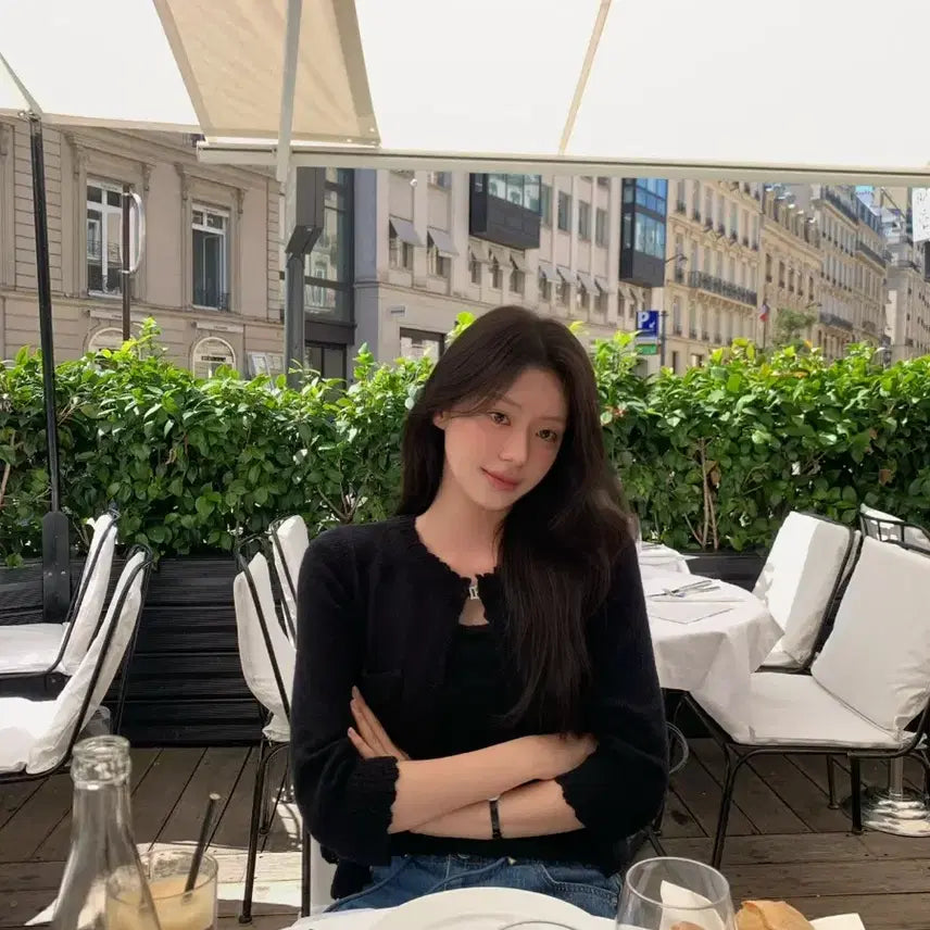 [BUNJANG] Le Plain LE Cardigan Black / 르플레인 LE 가디건 블랙컬러1차