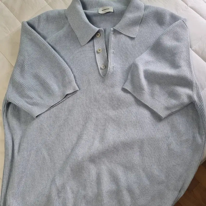 [BUNJANG] The Row Rib Cotton Knit - Sky Blue - Size 2 / 인더로우 립코튼 스카이블루 2사이즈