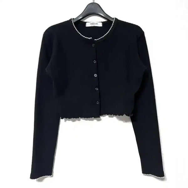 [BUNJANG] Ordinary Holiday Women's Crop Cardigan Jacket / [XS,85]오디너리홀리데이 여성 크롭 가디건 자켓