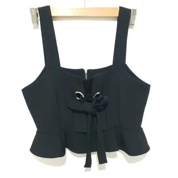 [BUNJANG] iLYi Ribbon Crop Bustier Top / iLYi  리본 크롭 뷔스티에 탑 F_S2810